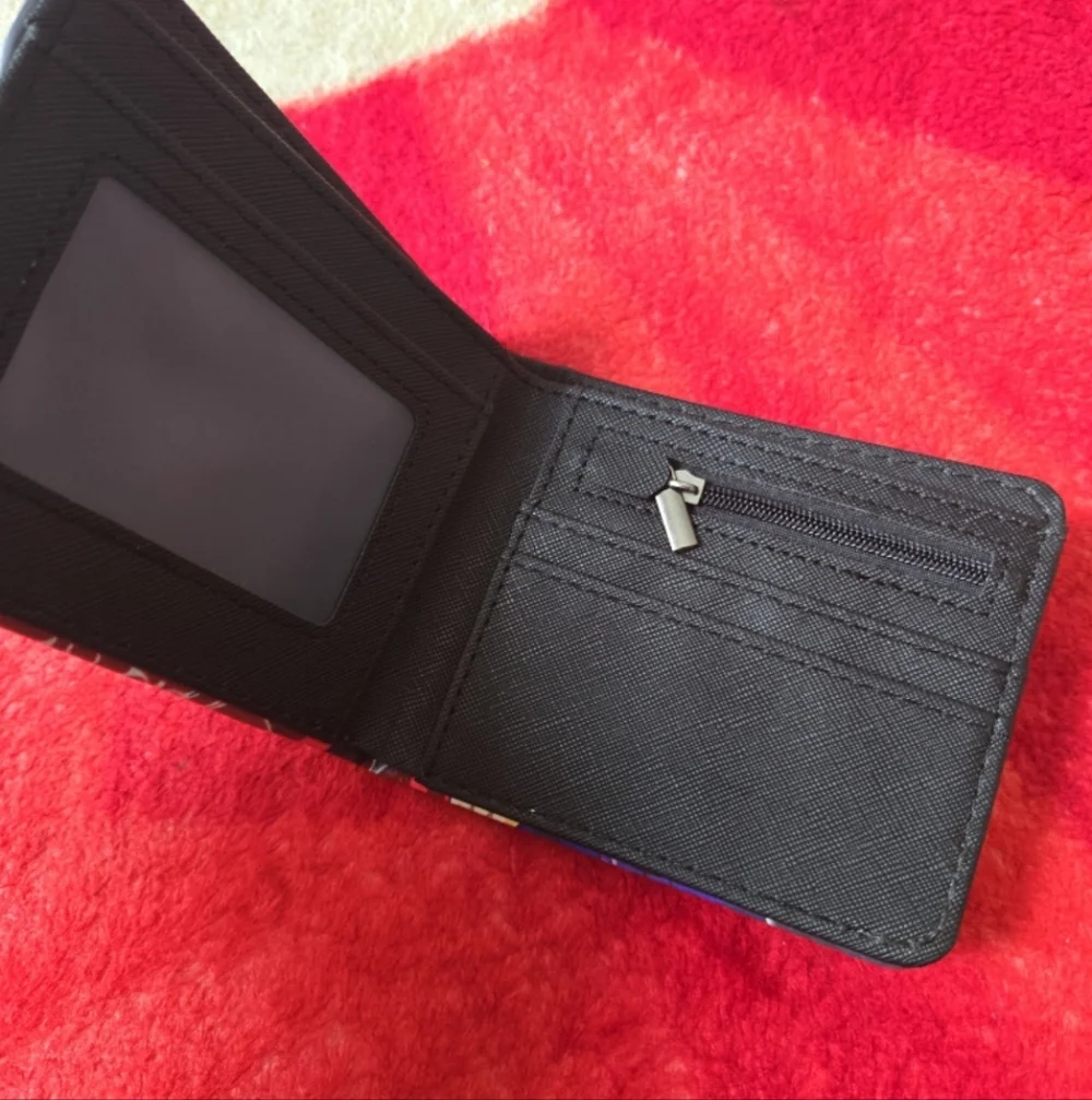 New yugioh anime manga leather wallet